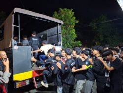 Puluhan Kempok Remaja Diduga Geng Motor di Amankan Polres Majalengka
